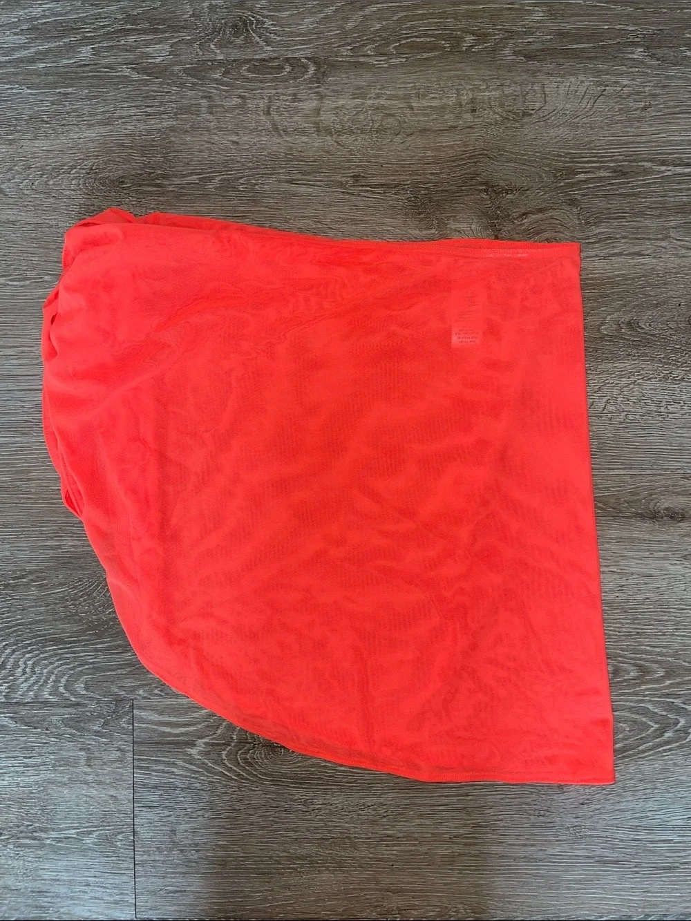 Good American Coral Tie-Side Swim Sarong resort wear beach tropical vacation